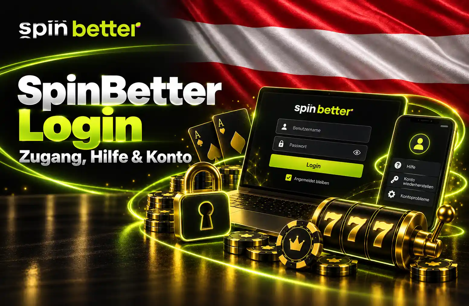 SpinBetter Login, Kontozugang und Hilfe